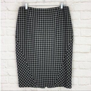 Brooks Brothers❣️ Houndstooth Wool Blend Pencil Skirt